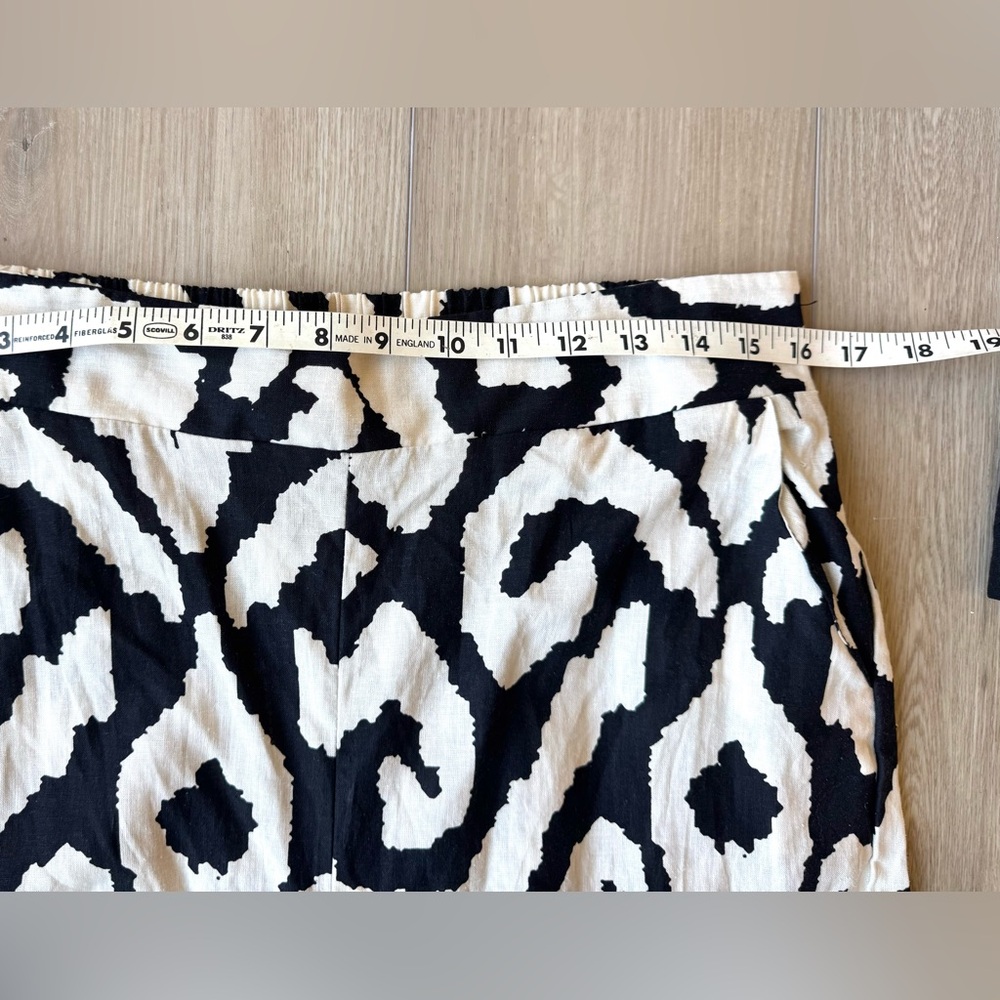 Rachel Zoe Printed Linen/Rayon 2 Piece set. Wide leg pant Sz L EUC Resort Wear - Picture 13 of 16